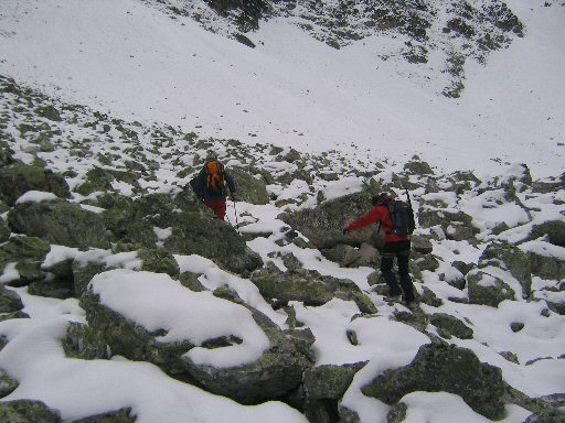 Aiguille Grive (14).jpg - Mais bientt la fin des cailloux.